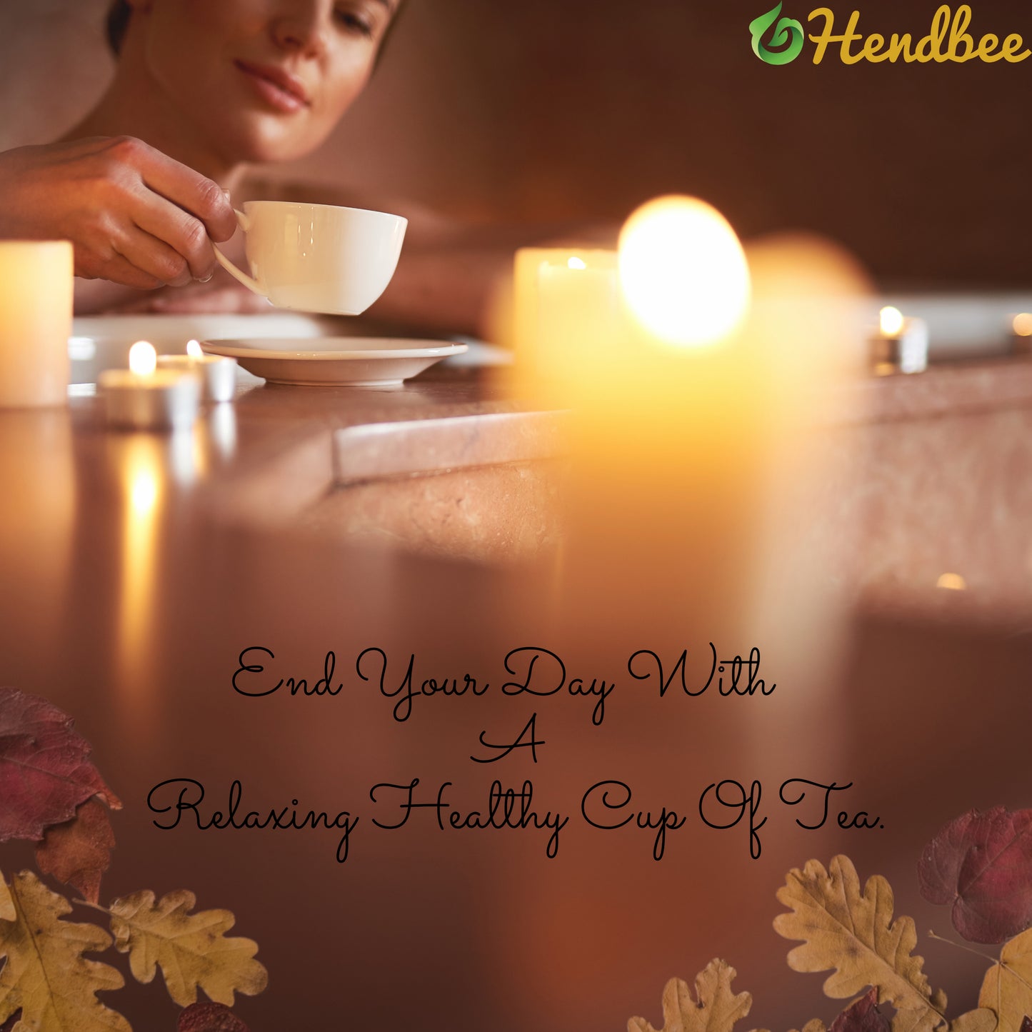 Organic Herbal Tea | Best Tea For Anxiety | Tea For Stress | Tea For Calming | Tea For Relaxation, Relaxing Organic Herbal Tea, Hendbee